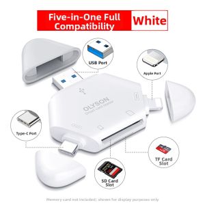 OLYSON | Multifunction Three-in-one USB-C Card Reader USB3.0