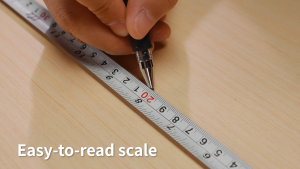 TASKTOOL 3M Self-locking Measure Tape Dual-Scale Precision Mini Pocket Measuring Tape High-carbon Steel Thickened Anti-fall Wear Resistant Engineering Measurement Tape