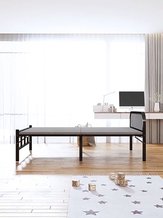 Household folding bed Japan Portable Folding Bed Dorm Folding Bed Save