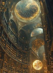 Oil Painting By Numbers Starry Sky Magic Library DIY Number Drawing Canvas Pictures By Numbers Home Decor Large Size