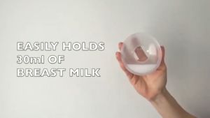 Kissdora 2PCS Anti-overflow breastmilk collector Breast Pad Milk Saver For Breastfeeding