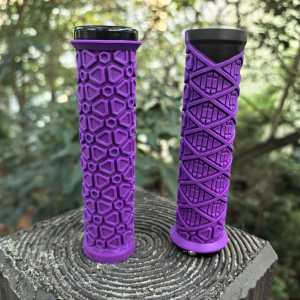 Meroca | ODI MTB Silicone Lock-On Handlebar Grips Anti-Slip Shock Absorption Downhill Bicycle Mountain Bike 22.2MM Handle Parts
