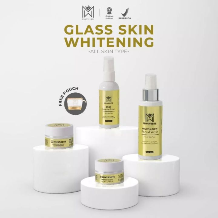 GLASS SKIN WHITENING DELUXE BRIGHTENING MONWHITE X KANNA BEAUTY