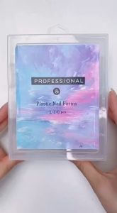 บล็อคต่อเล็บ 120 ชิ้น กล่องฟ้า บล็อคต่อ Poly Gel ฟอร์มต่อโพลี่เจล พร้อมส่ง!