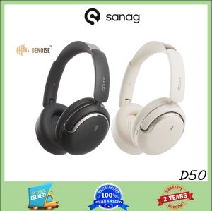 SANAG-D50-หูฟัง ANC 48DBไม่มีเสียงรบกวนที่ใช้งานเล่น130Hไร้สายบลูทูธที่ใช้สำหรับการเล่นเกม