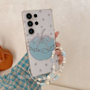 Transparent Shockproof Glitter Powder Design Mobile Phone Case for Samsung S25 Ultra S24 plus S23 S25 Edge S22U Note20 A55 A54 Girl Heart S21FE