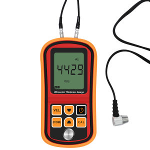 GM100 Digital Ultrasonic Thickness Gauge 1.2~225mm Voice Sound Velocity Meter 1000-9999 m/s Metal Glass Measuring Instruments