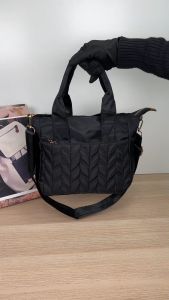 Peonia PNA MIJIN Water Resistant Tas Tote Bag Kecil Wanita Resleting Selempang Bahu Kantor Kerja Sekolah Kuliah Outdoor Trendy Fashion Style Travel Haji Umroh Casual Perempuan Cewek