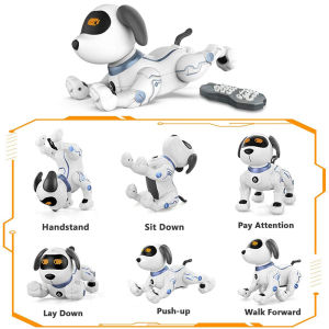 (Ready Stock) Kelaton K16 Ai Intelligent Machine Dog Electronic Pet Intelligent Pet Dog Remote Control Voice Intelligent Programming Childrens Early Education Toys Childrens Birthday Gifts/智能机器狗