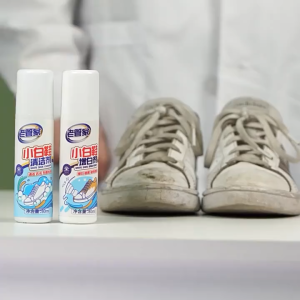 laoguanjia White Shoe Cleaner Shoes Foam Wash-Free Shoes Decontamination Handy Remove Stain (80ML)