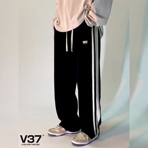 celana corduroy pria Korea style 2023 new model baggy pants celana celana panjang pria hitam celana joger pria celana cutbray oversize Baggy murah celana chino Putih celana sport