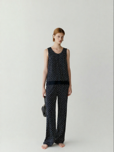 ICICLE | Elastic Heavy Crepe Spring Wide Leg Pants
