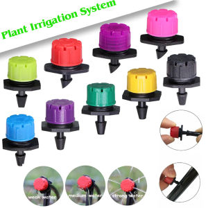 Garden 11 Colors of Adjustable 8-Holes Drippers Irrigation Spinkler Nozzle Balcony Greenhouse Watering Emitters Automatic Tool