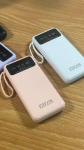 WIXEL Powerbank BLAZE LED Digital Display 10000mAh 3A 22.5W Fast Charging Quick Charge PD with 4 Cable Kabel Type C Lightning Power Bank 10000 mAh 20W Watt