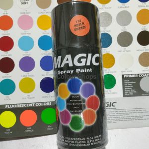 Pilok Pilox Cat Magic Boxer Orange Oren Metalik 174 300cc Cat Semprot Serbaguna Magic Spray