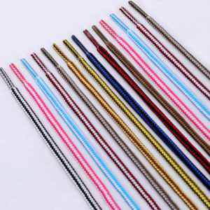 1Pair Round Striped Shoelace Outdoor Sports Shoelaces Sneaker Boots Laces Length 70cm/90cm/120cm/150cm