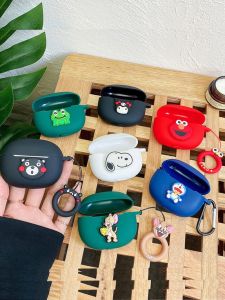 Cool Popular Brand Cartoon for Oppo Enco Free3 Bluetooth Headset Protective Cover Soft Free2i Earphone Case Couple Enco X2 Earphone Sleeves Silicone X Protective Case Free2 Case Drop-Resistant