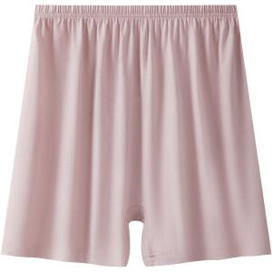 THREEGUN | Large Size Pure Cotton Womens Underwear Antibacterial Comfortable Breathable Boxer Briefs Mid Waist Solid Color Casual Pants