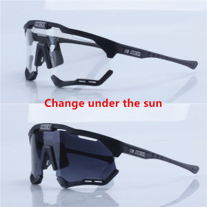 SCICON Sports Photochromic Sunglasses Men Women UV400 Protection Driving Cycling Sun Glasses Outdoor Auto Darkening Lenses
