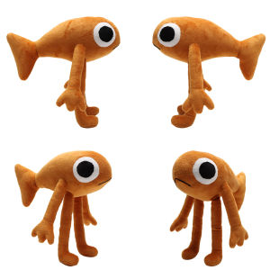 24cm Game Le Poisson Steve Plush Toy Stuffed Animals Soft Doll Plush Stuffed Fish Toys Perfect Birthday Gift for Kids Home Decor