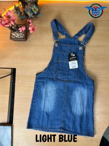 overall rok Jeans anak perempuan usia 2-7 tahun bahan adem