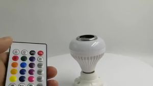 Loa bóng đèn Bluetooth không dây đèn nhạc led RGB BUL 12W Zweicx