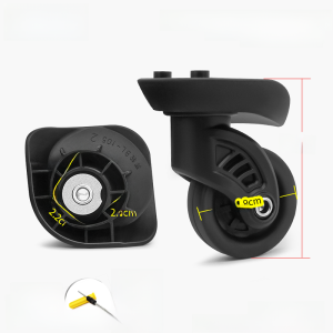 Diplomat Trolley Case Wheels Accessories Universal Wheel Polo Luggage Wheel Replacement Password Suitcase Mute Roller Pulley