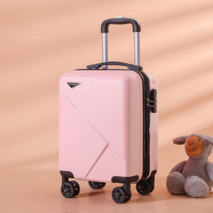 Small 14-Inch Carry-On Suitcase with Combination Lock Lightweight Pull Rod Travel Bag for Men And Women Spring Autumn Use