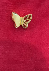 Poh Heng Jewellery 24K Butterfly Earrings in Yellow Gold[Price By Weight]