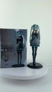Bandai | New 2026 Desktop Cute Hatsune Miku Kwaii Style Anime Figure Toys PVC Model Collector Doll Birthday Gift