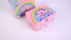 83PCS Kids Makeup Unicorn Suitcase Set Toy with MirrorMakeup Set for Kids Girls Toy Washable Non-Toxic Play Makeup Easy to Storage and Portable Birthday Toys Gift for 3+ Years Old Kid