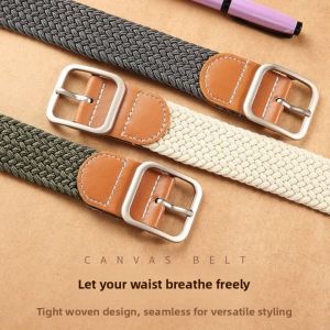 No-Punching Hole Retro Casual Adjustable Wide Belt
