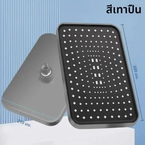 ฝักบัวแรงดันสูง 14 นิ้ว แบบสเปรย์ฝน หัวฝักบัวขนาดใหญ่ ไหลแรงพิเศษ ฝักบัวอาบน้ำแบบฝนตก หมุนได้ 360 องศา ° ประหยัดน้ำแบบหมุนได้