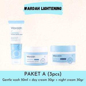Wardah Lightening Series 1 Paket Lengkap Skincare Wardah Mencerahkan