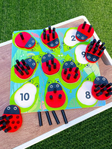 Đồ Chơi Giáo Dục Sớm Montessori Math Enlightenment Trò Chơi Nhận Biết Số Cho Trẻ Em Đồ Chơi Giáo Dục Khu Vực Thông Minh