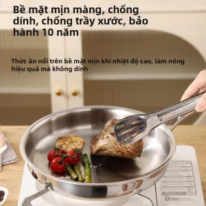 DIHUANTUO | Chảo Bằng Inox 36cm Dành Riêng Cho Nồi Cơm Điện Không Dính
