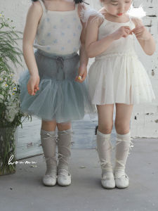 Girl Socks: Summer Thin Pure Cotton & Children's Tube Socks