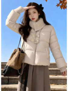 Shalldoer | Large Collar Short Warm Winter Jacket Women 2026 New Meilade Style