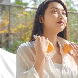 (Loại Tốt) Quạt đeo cổ WIND 3D không cánh với 3 cấp gió mạnh phong cách trẻ trung năng động pin sạc litium ion cao câp