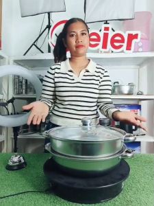 Meier หม้อนึ่งสแตนเลส 2 ชั้น รับประกันคุณภาพ 2 ปี ได้พร้อมซึ้งนึ่ง หม้อนึ่งอาหารอเนกประสงค์ หมักไม่ใช่เล็กน้อย สามารถใช้งานได้หลายรูปแบบ รวม Steamer pot