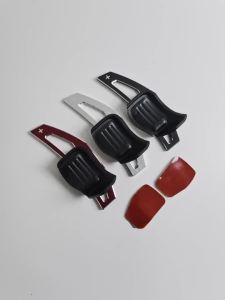 Ốp Cần Số Mở Rộng Trên Vô Lăng DSG Dành Cho VW Golf 5 6 MK6 GTI R Jetta MK5 Passat B6 B7 CC Polo Sharan Tiguan Seat Leon Chất Liệu Hợp Kim Nhôm Và Nhựa ABS