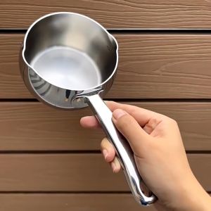 Quánh inox 12cm CHOCKMEN quánh nhỏ quánh ăn dặm quánh em bé nồi nhỏ nồi inox bé quánh nấu cháo