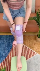 1 Pair Laced-Up Knee Pad Support Protective Guard Sports Breathable Sakit Lutut Sokongan 护膝盖 Brace Pad Arthritis S25