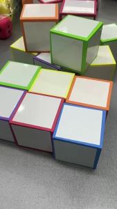Hot Sale 1/3/6pcs Reusable Erasable Foam Dice Compatible With Dry Erase Markers Blank Additions EVA DIY Toys For Family Party