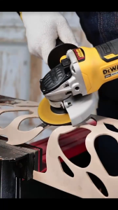 Dewalt original cordless angle grinder heavy duty brushless power tools car polisher/wood cutting polisher grinder rechargeable set with 2 battery