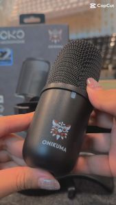 ONIKUMA HOKO USB MICROPHONE ไมโครโฟน ไมโครโฟนตั้งโต๊ะ ไมค์มีสาย ไมโครโฟนมีสาย ไมค์สตรีมมิ่ง ไมค์เกมมิ่ง ไมค์พอดแคสต์