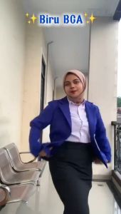 Jas Blazer Wanita Jas Kerja Kantor Cewe Polos Dewasa Anak Jaket Blezer Cewek Pakaian Formal Kantoran Dasar Hitam Abu umbo Big Size Cardigan Rompi Outer Perempuan One Set Setelan Stelan Ootd Korean Style