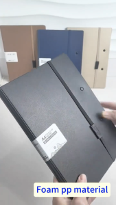 Foldable Clipboard Folder A4 to A5 Portable Clip Board Paper Storage Clip Strap Design Stationery