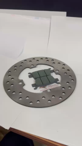 HONDA CLICK160 จานดิสเบรก (หลัง) ผ้าเบรคหลัง 1 คู่ - จานเบรค Click160 เดิม วัสดุแข็งแรง