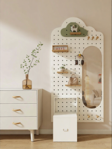 BEIQIVI | Custom Entryway Wall-Mounted Mirror Hole Board